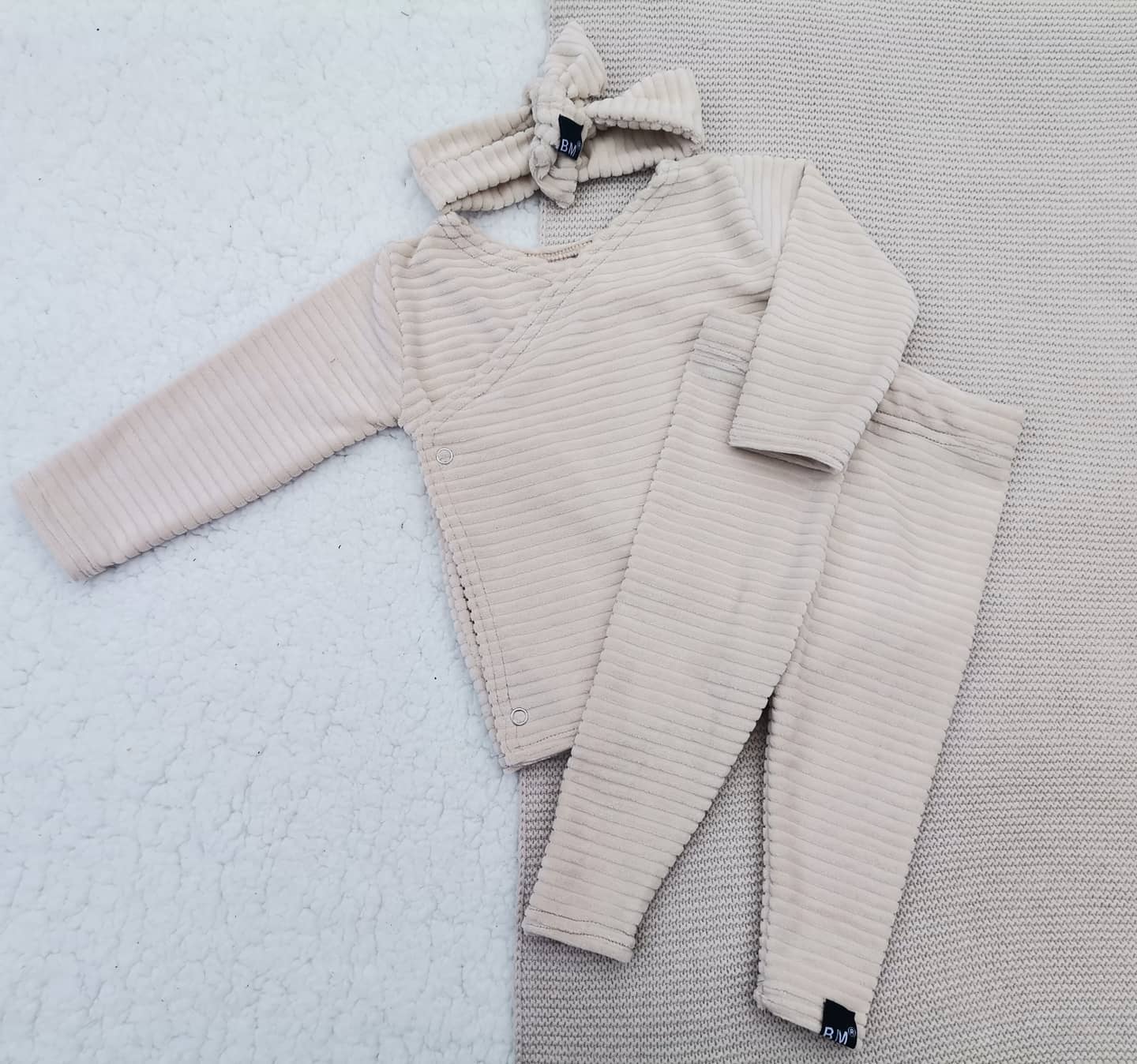 BM 2-delige set | Soft Rib | Sand