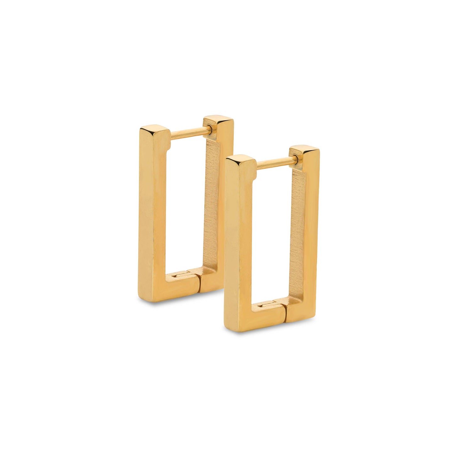 Oorbel | Rectangle Gold