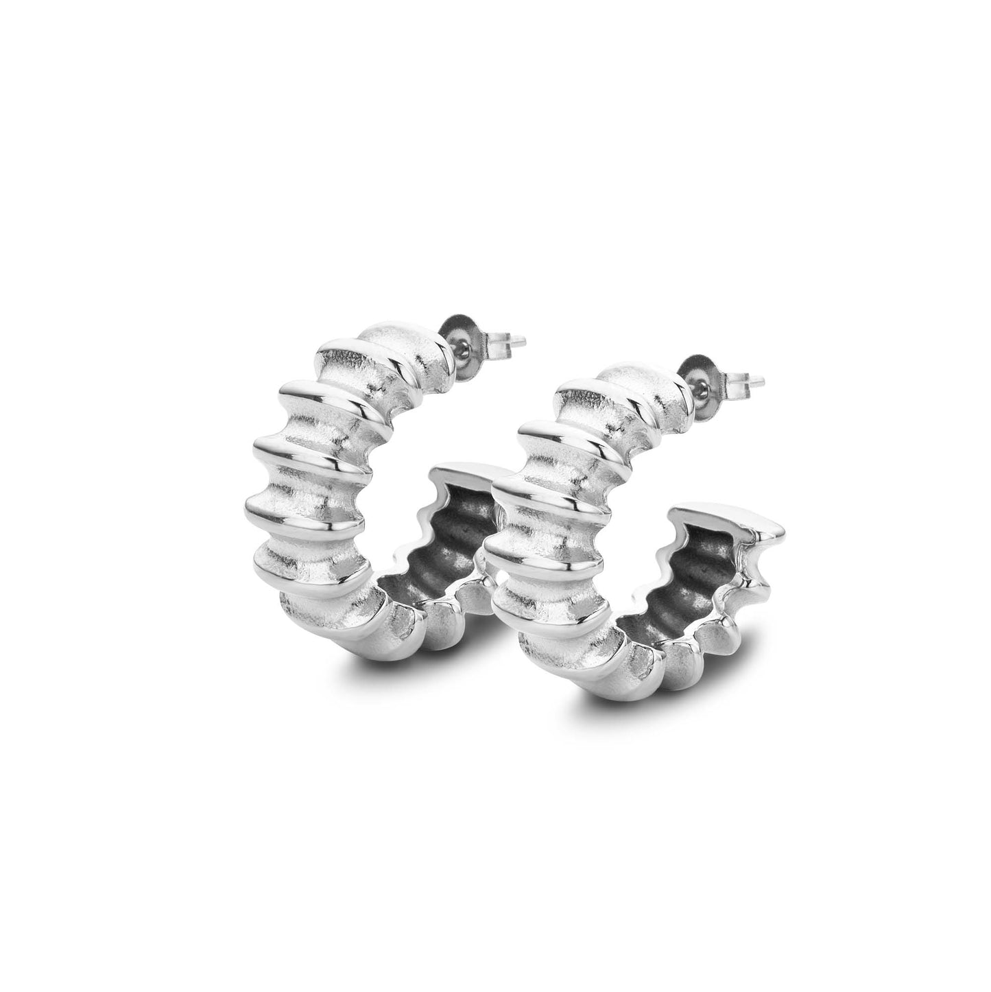 Oorbel | Wave Silver