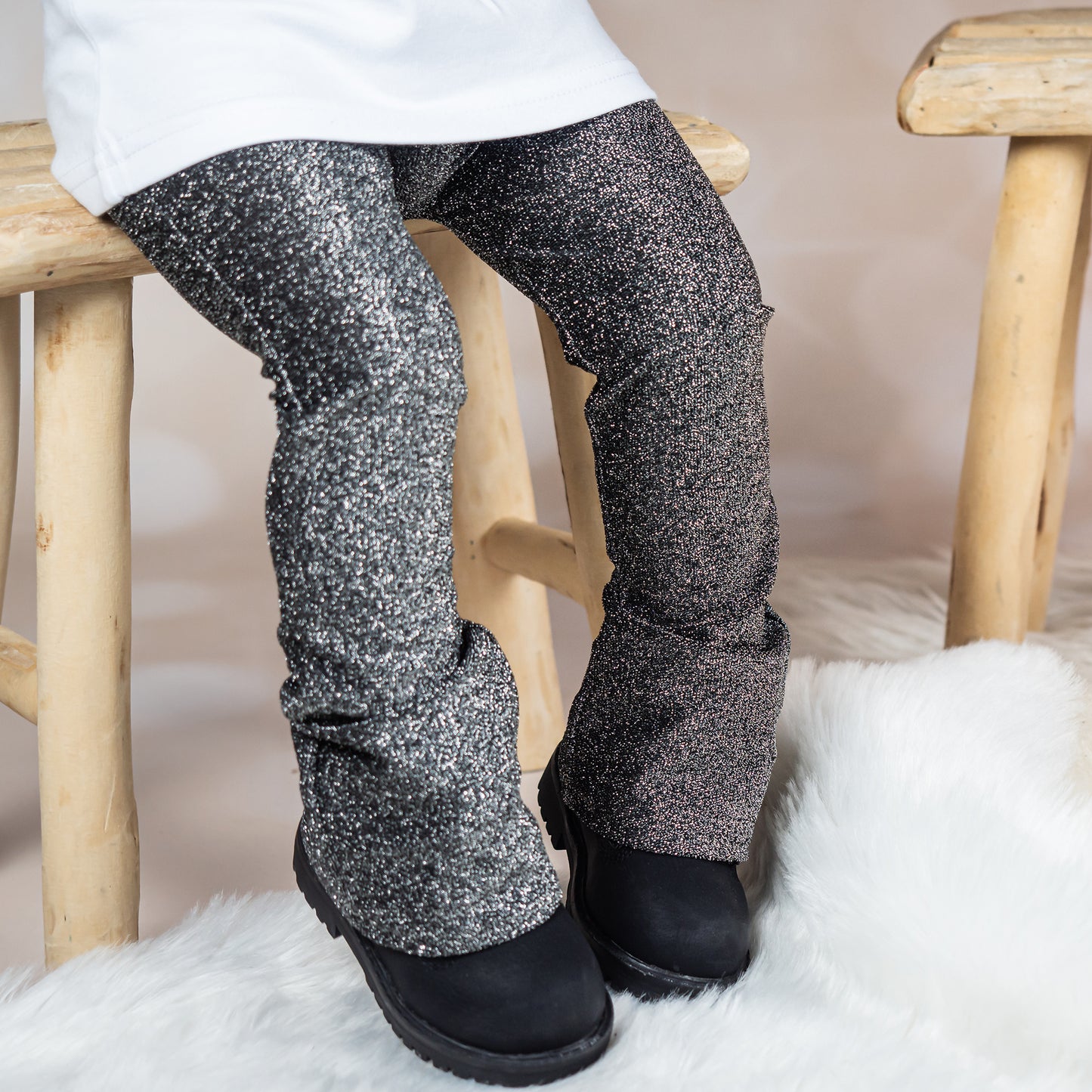 Flared Legging | Glitter | Handmade