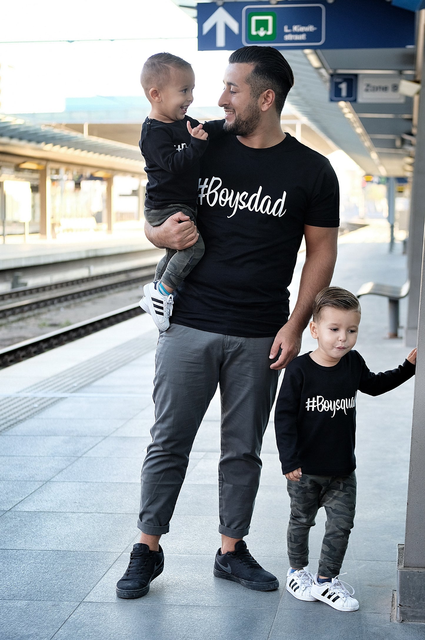 Twinning set shirts | #Boydad #Boysquad | Kleurkeuze