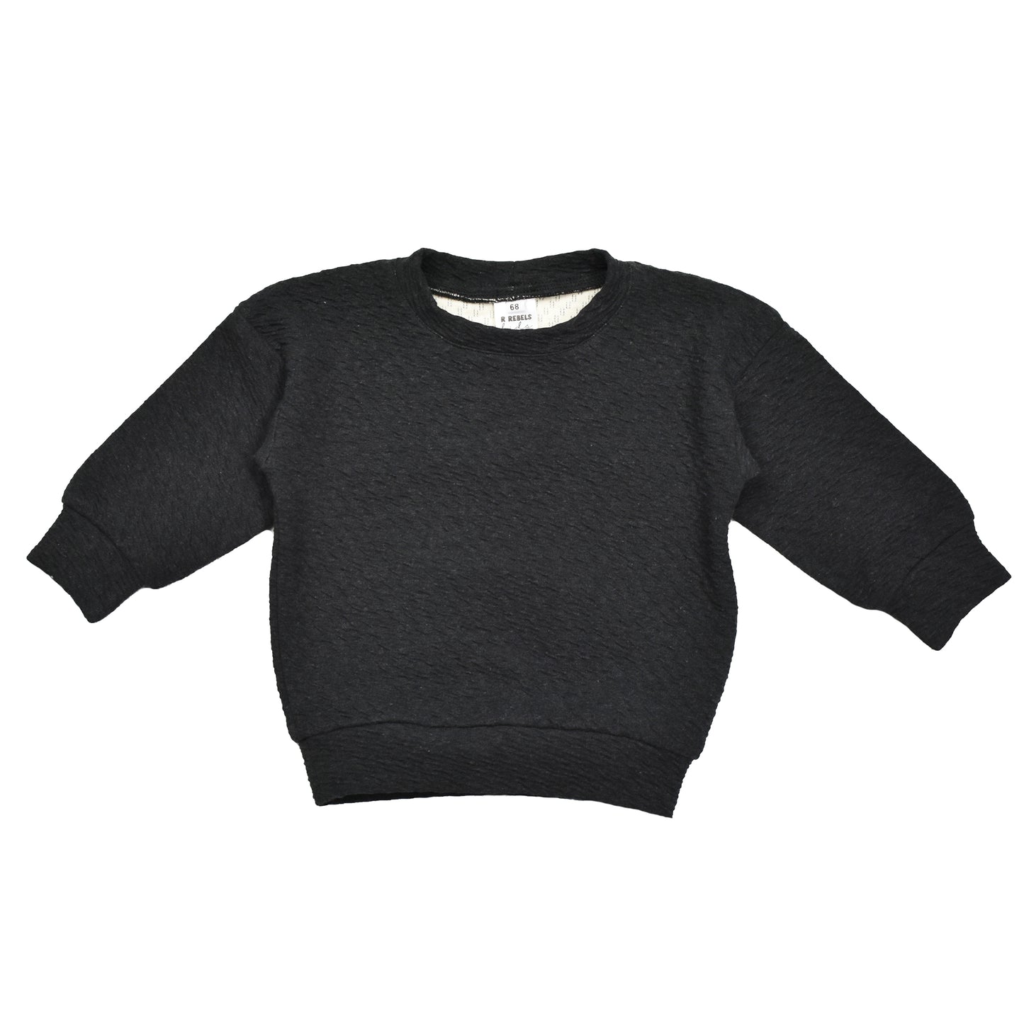 Baggy trui | Knit Antracite | Handmade