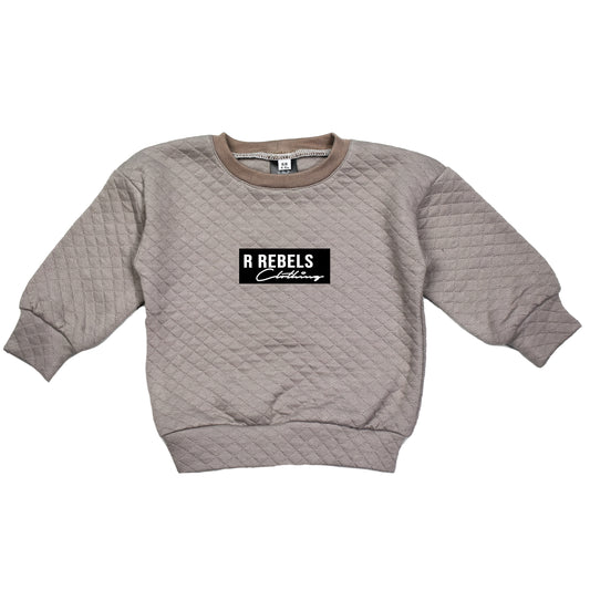 Baggy Sweater | Stone | Handmade