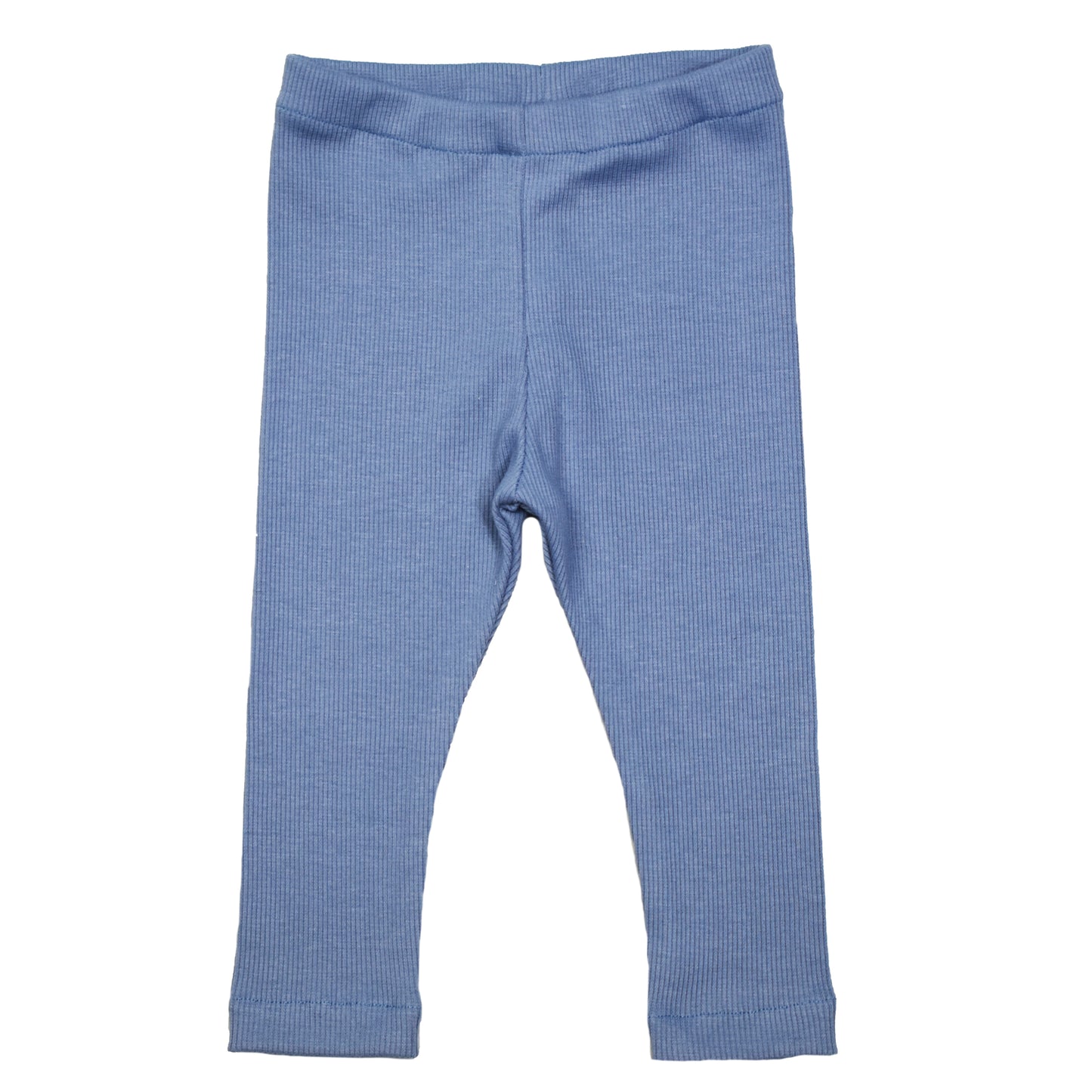 Legging | Cotton Rib Zacht Blauw | Handmade
