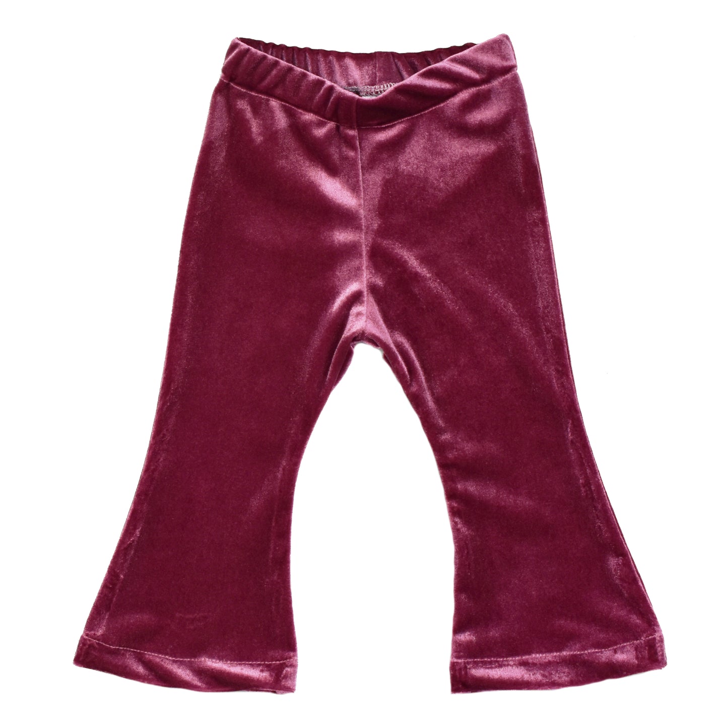 Flared Legging | Velvet Old Rose | Handmade
