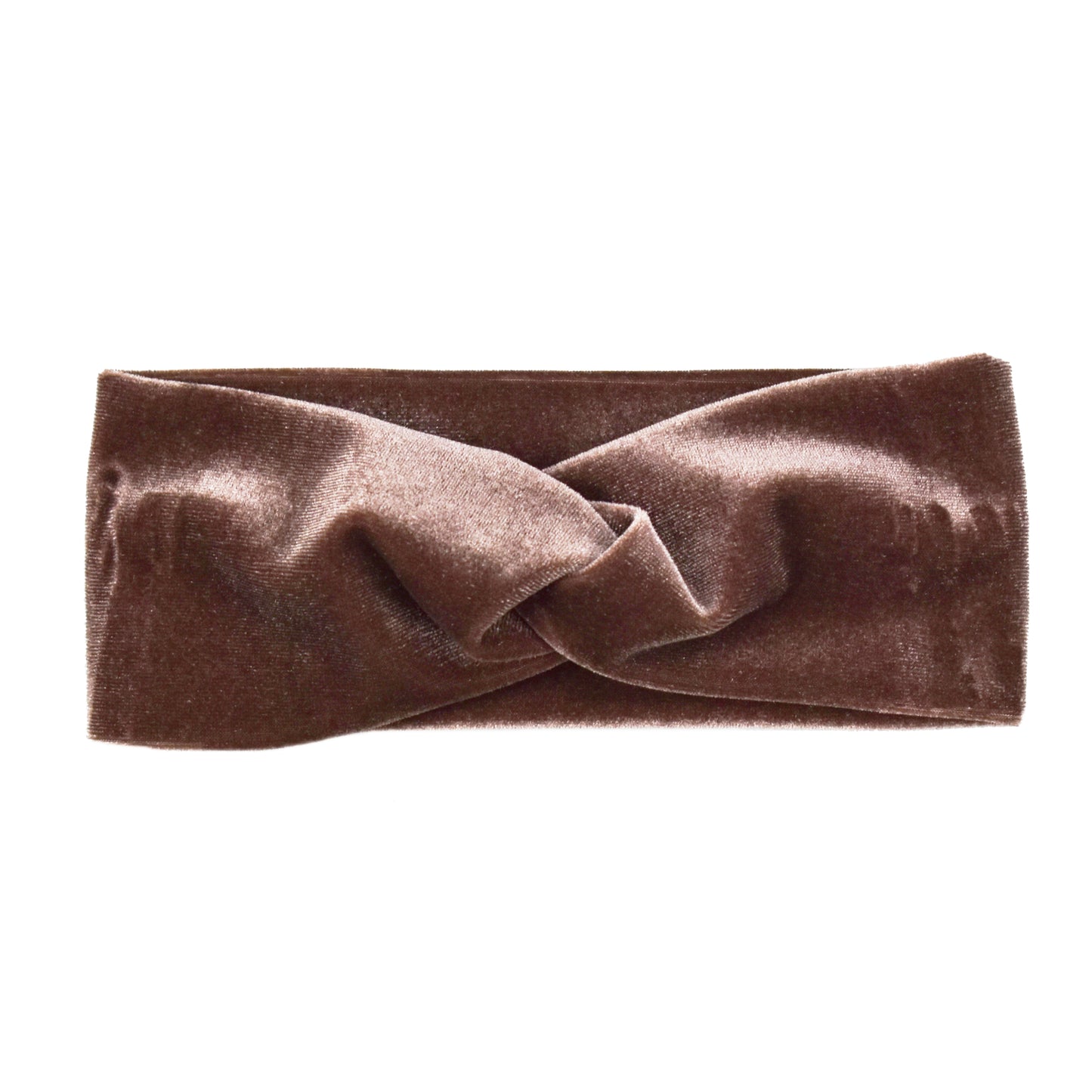 Haarband | Velvet Light Brown | Handmade