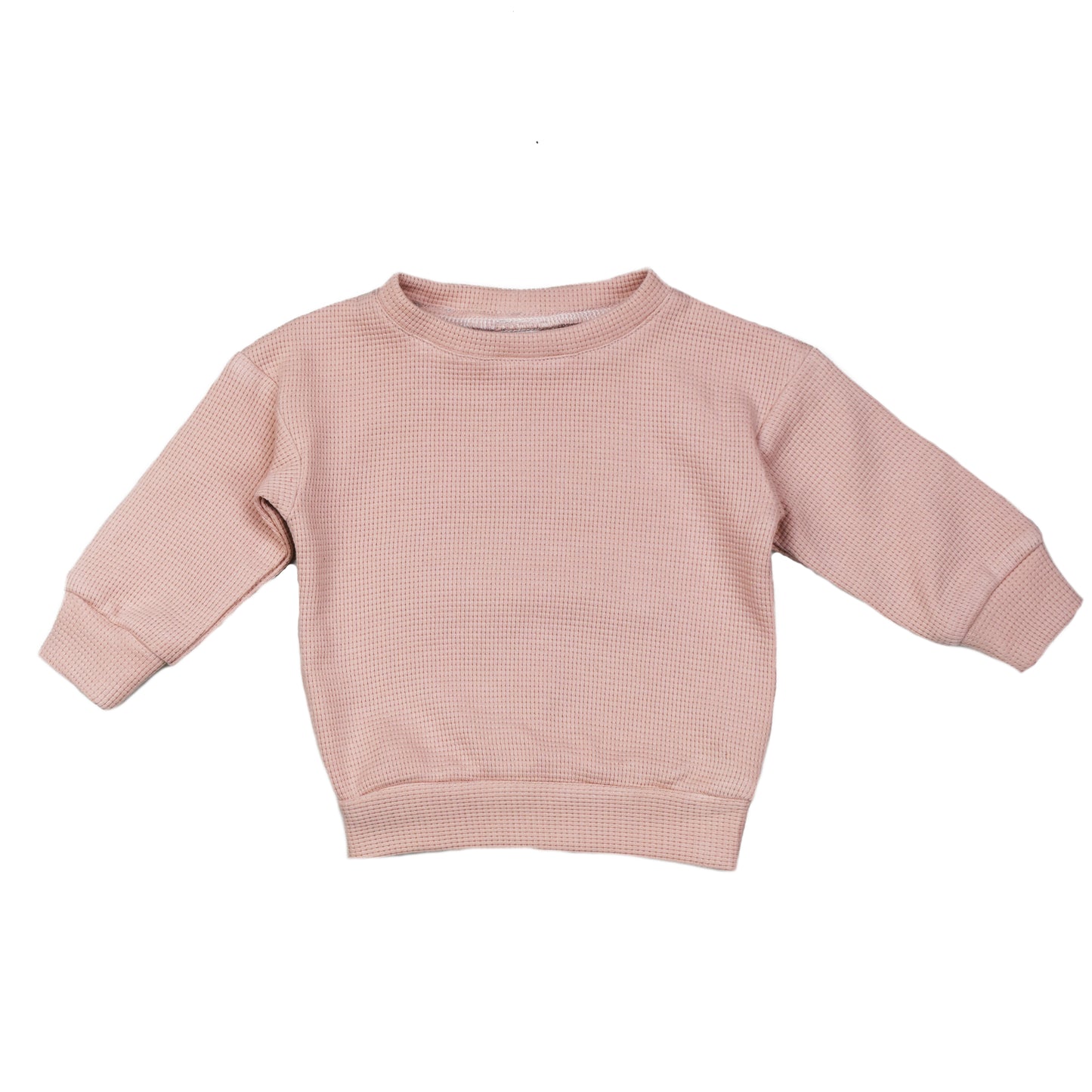 Baggy trui | Waffle Knit Blush | Handmade