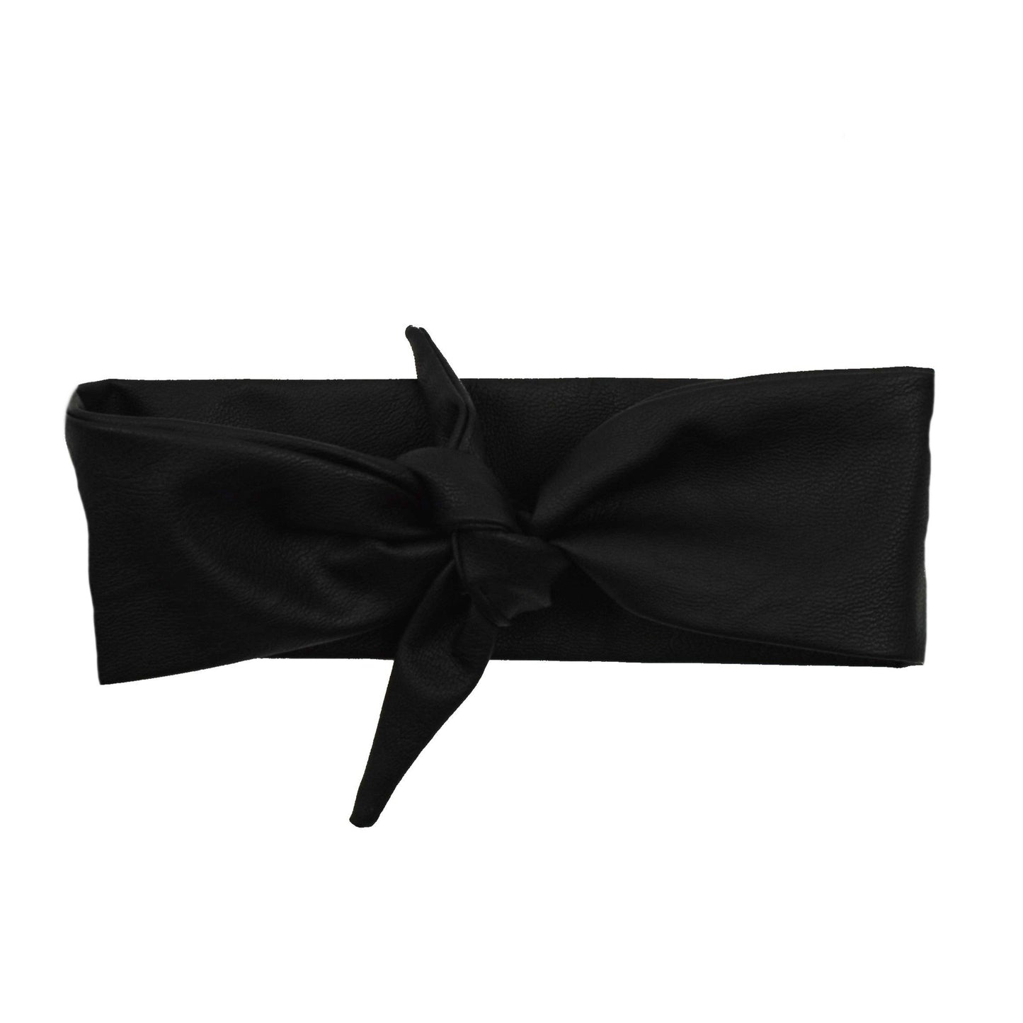 Haarbandje | Leather Black | Handmade