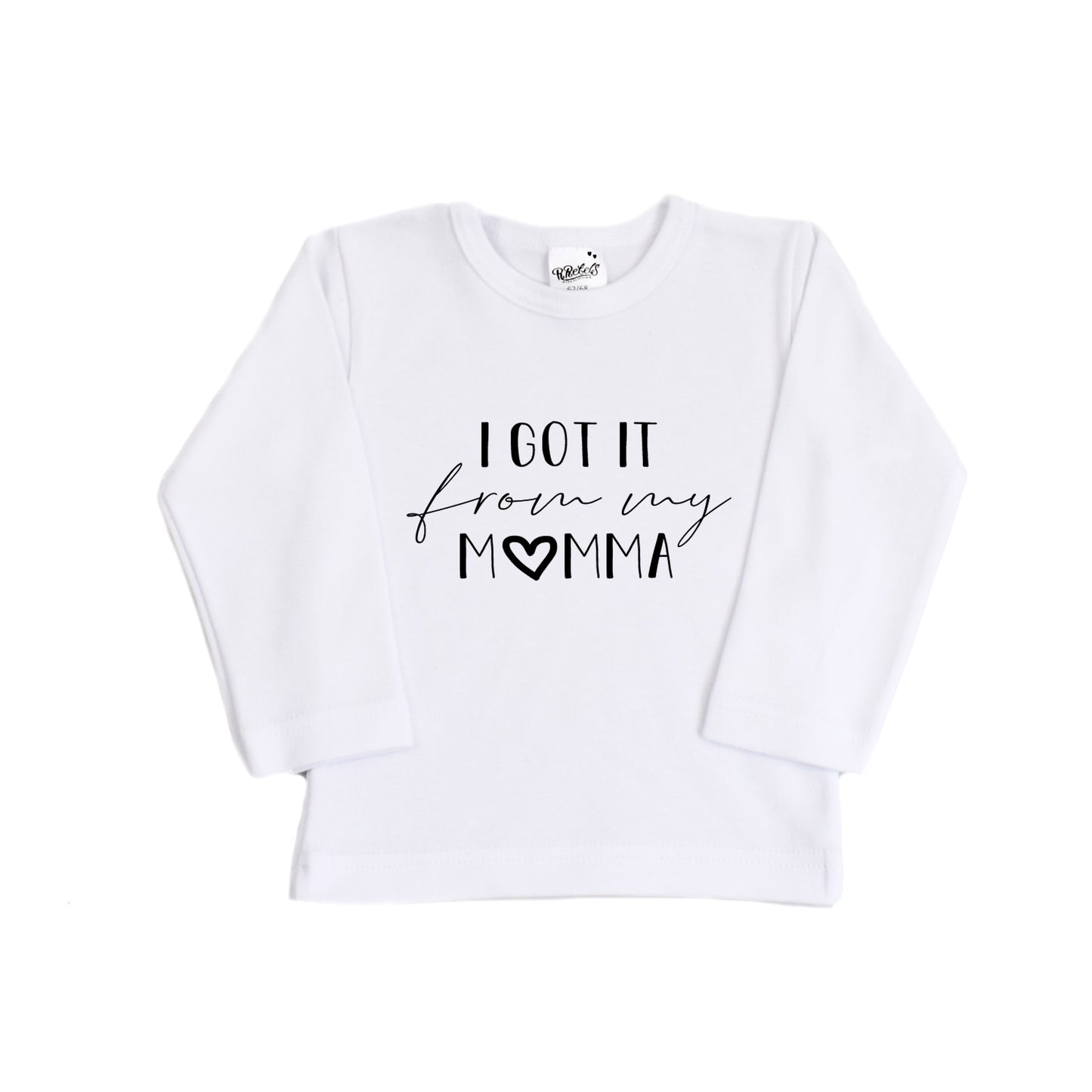 T-shirt | I got it from my Momma | Kleurkeuze