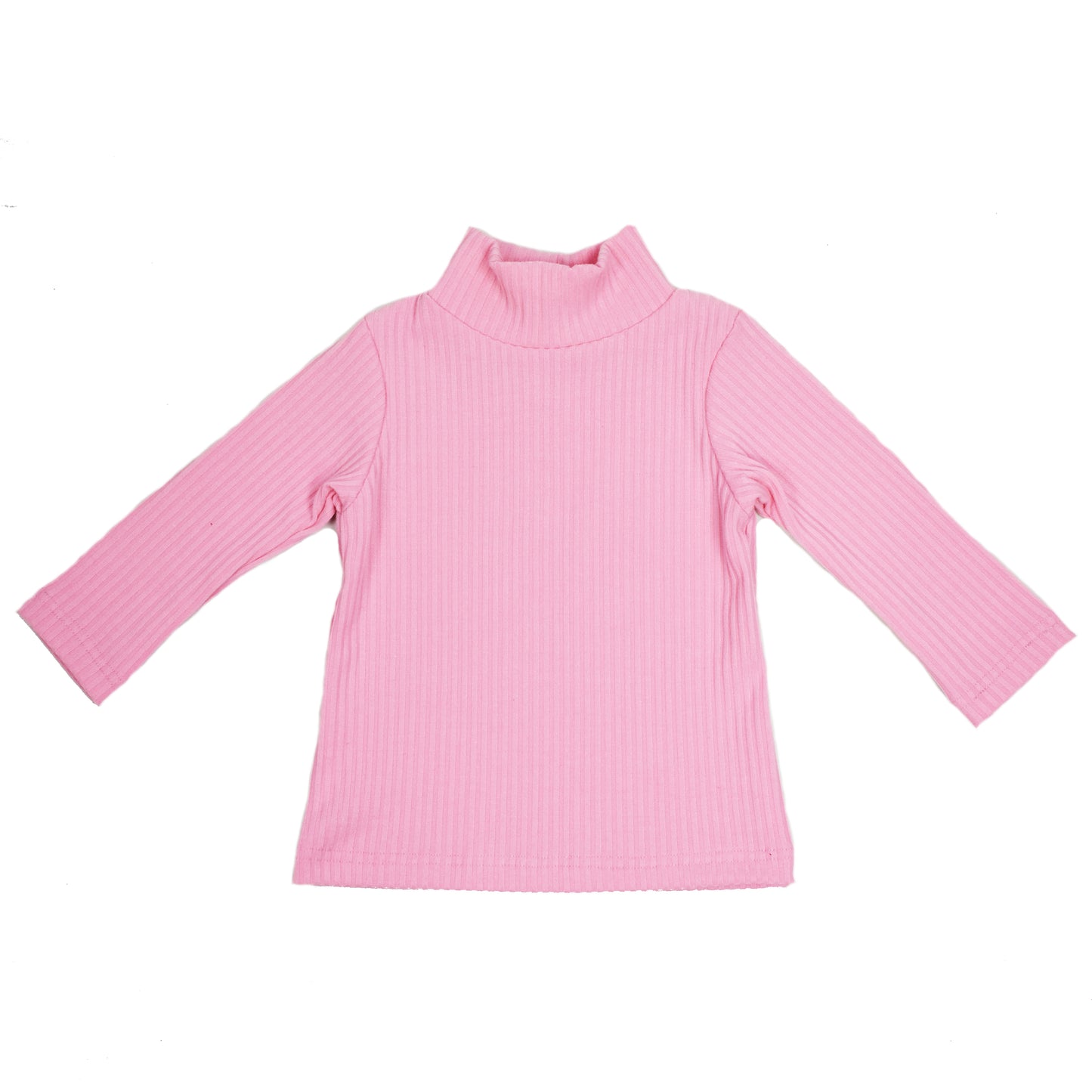 Turtleneck Longsleeve | Rib Bubblegum | Handmade