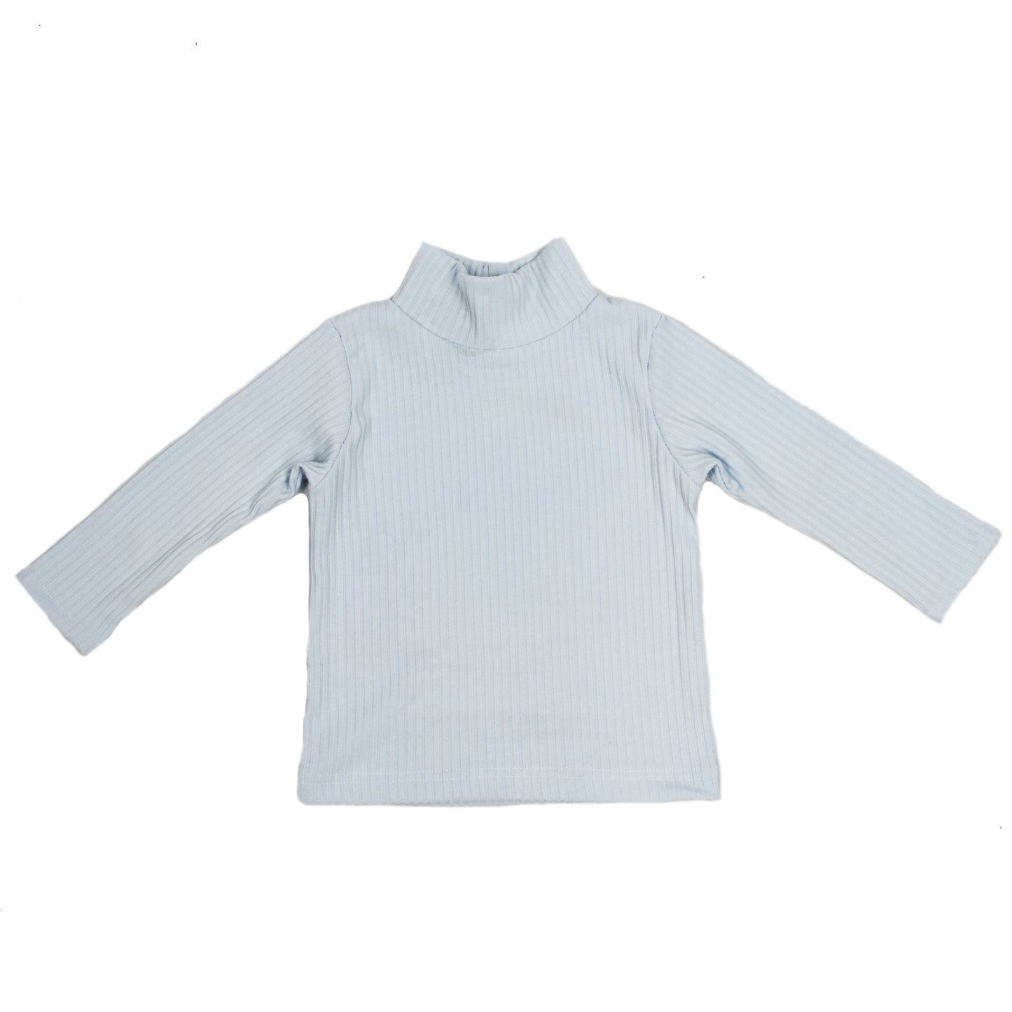 Turtleneck Longsleeve | Rib Baby Blue | Handmade