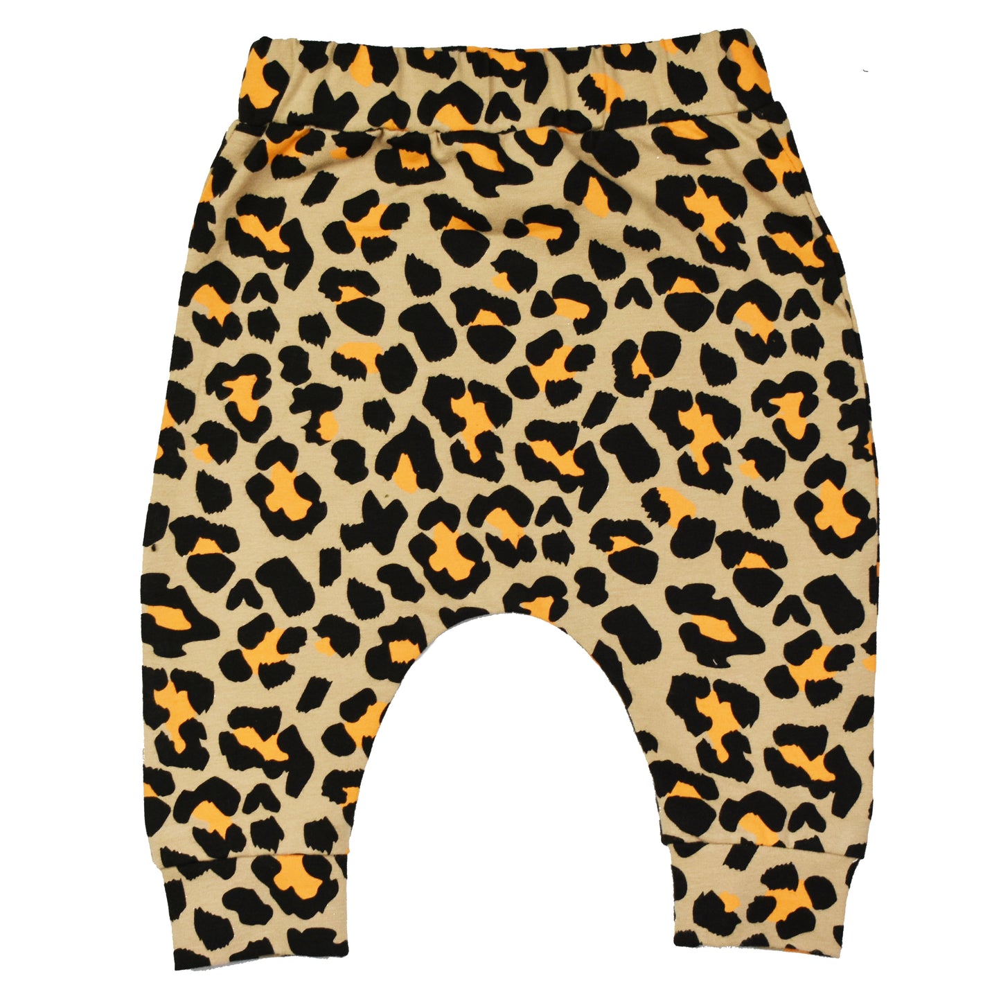 Harembroekje | Leopard Orange/Black | Handmade
