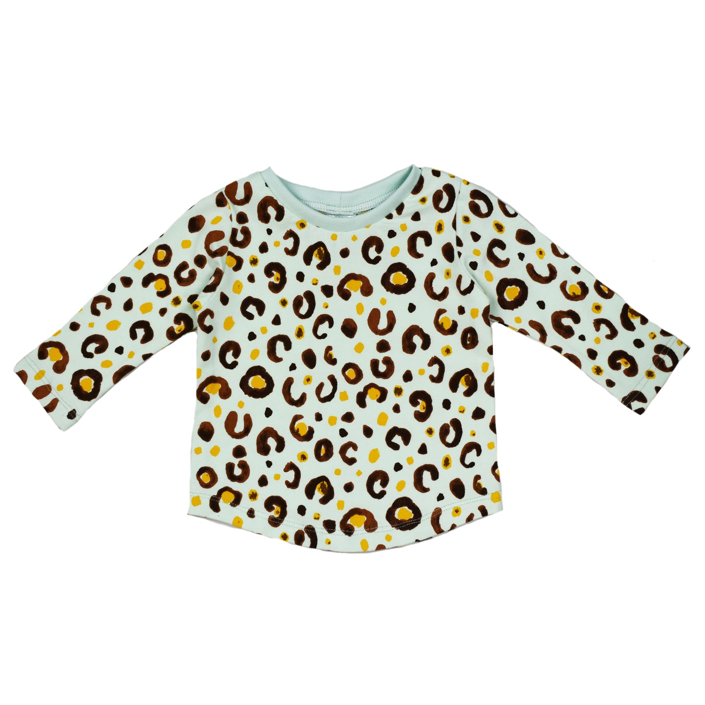 Longsleeve | Leopard Mint | Handmade