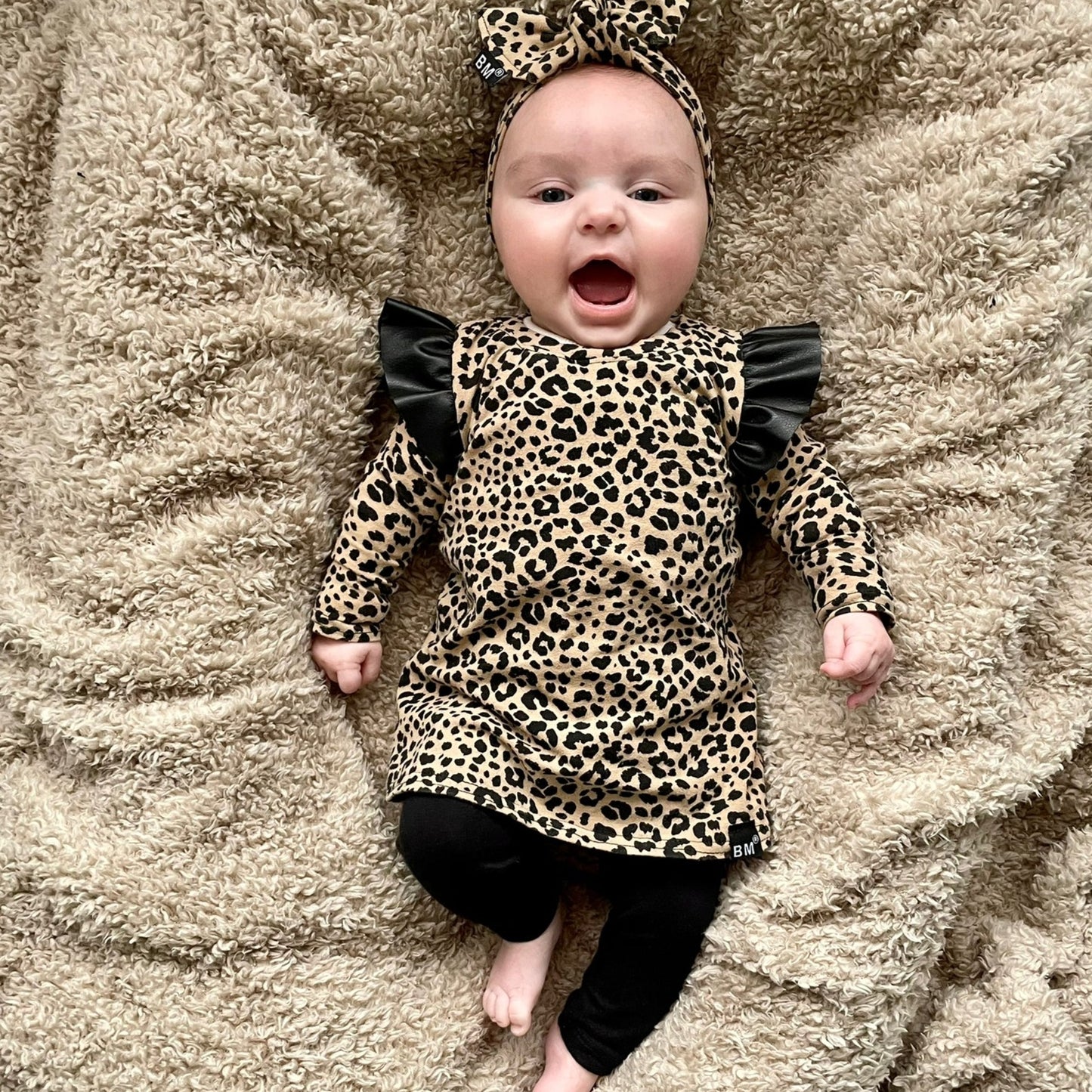 BM Jurkje | Leopard Brown & Leather | Handmade
