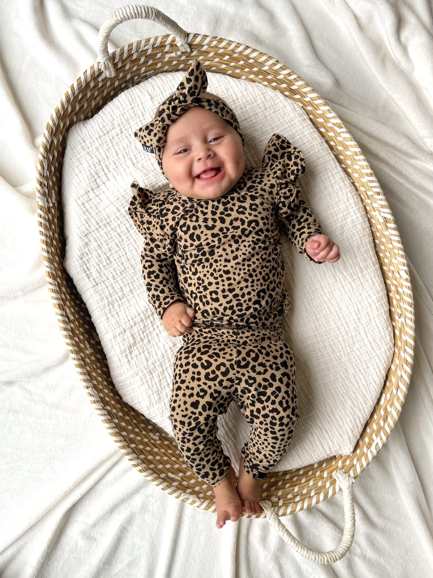 BM Haarbandje | Leopard Brown | Handmade