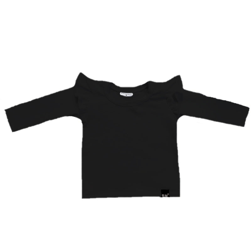 BM Shirt met Vleugels | Black | Handmade