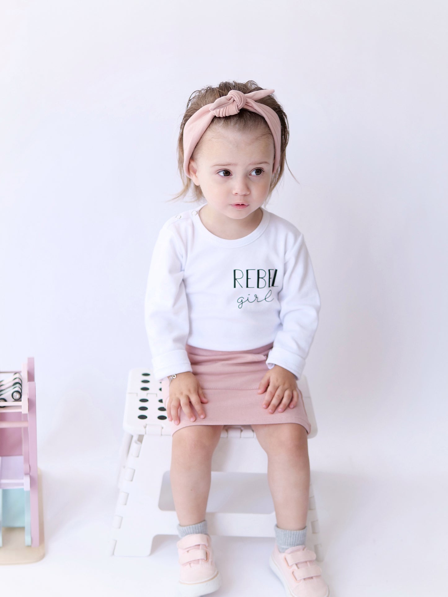 T-shirt | Rebel Girl | Kleurkeuze
