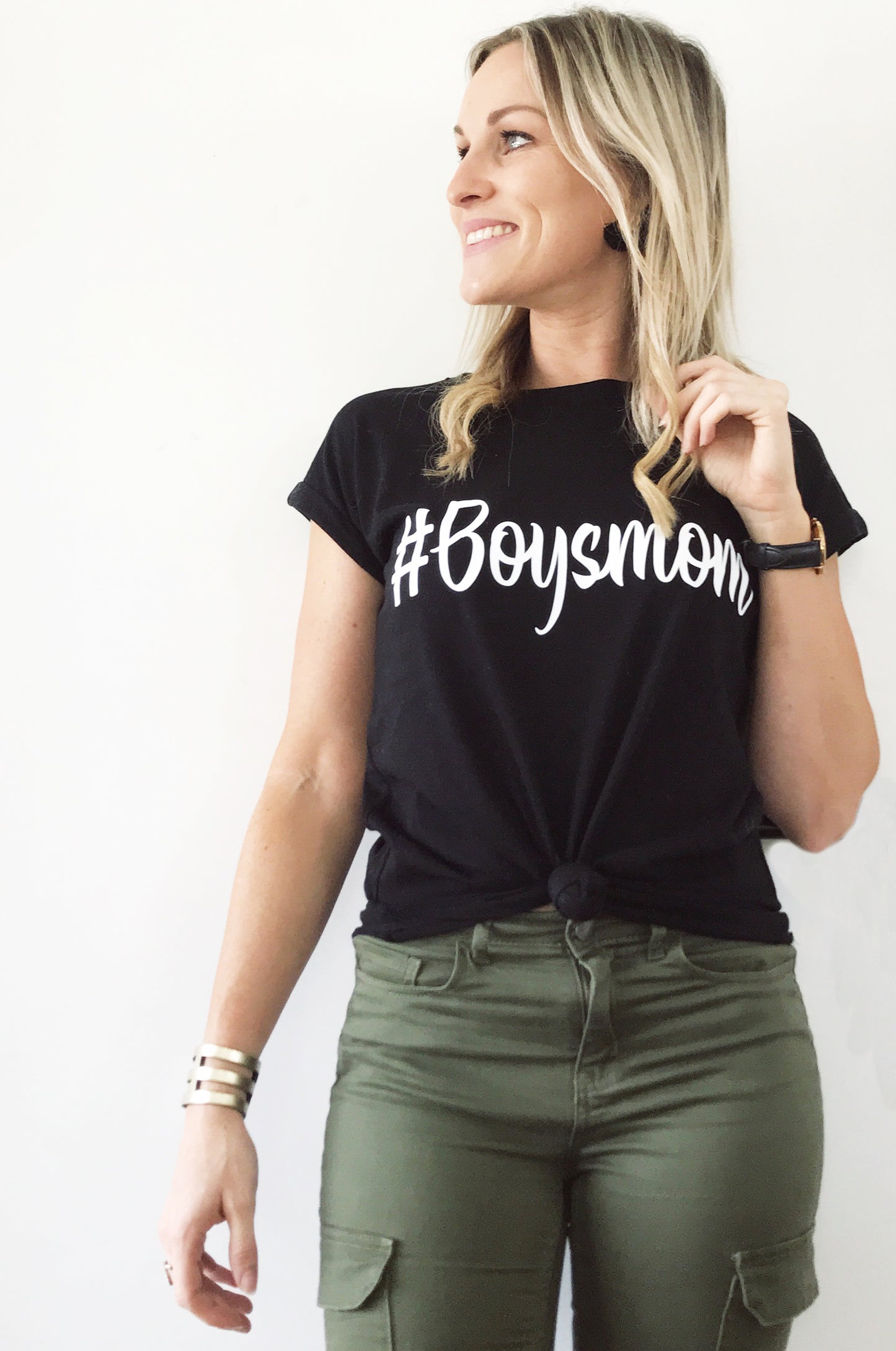 Dames shirt | #Boysmom | Kleurkeuze