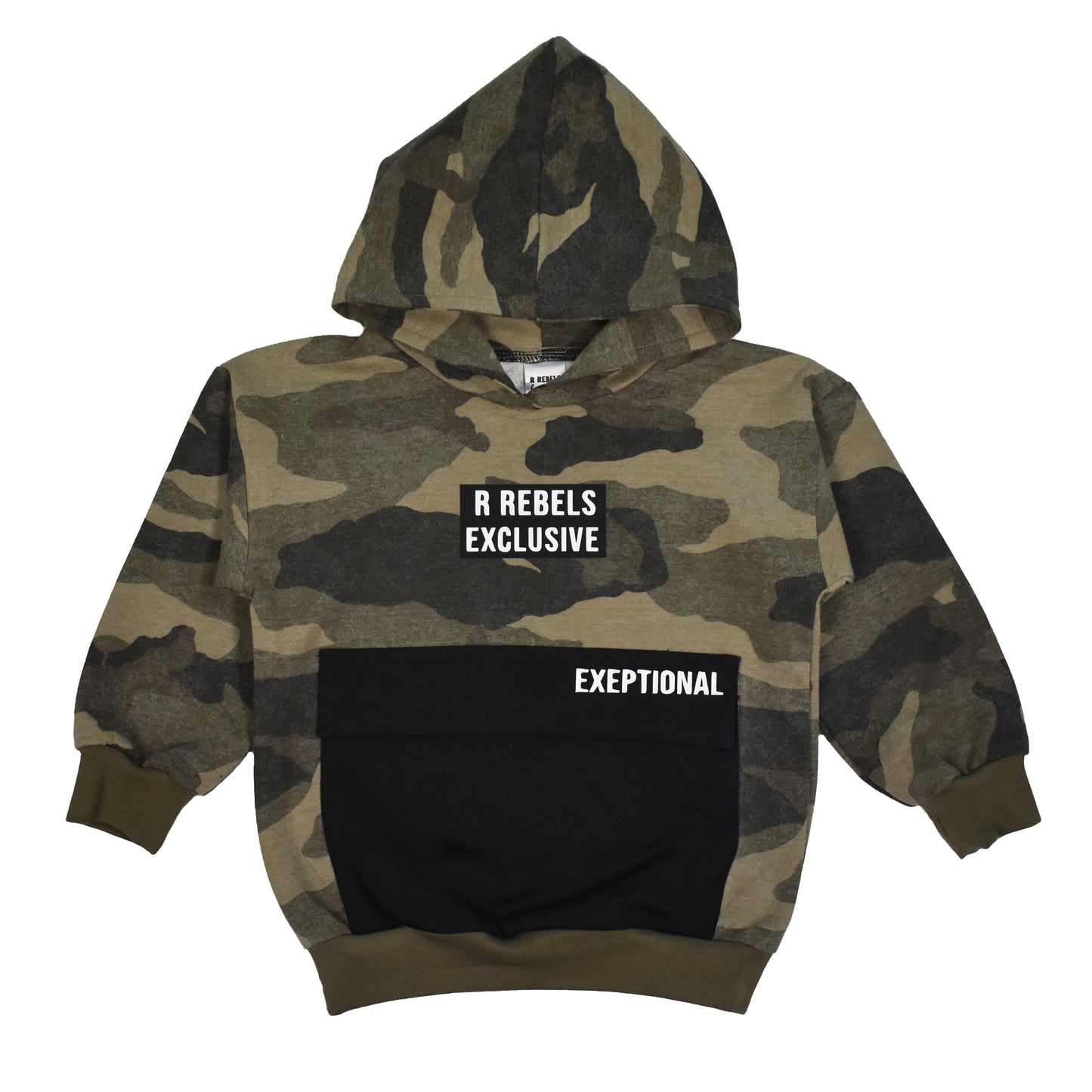 R Rebels Exclusive | Baggy Hoodie | Camo | Handmade