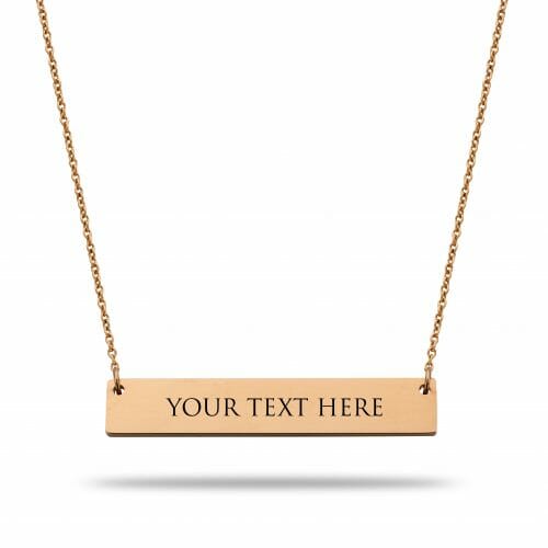 Bar Ketting | Rosé Gold