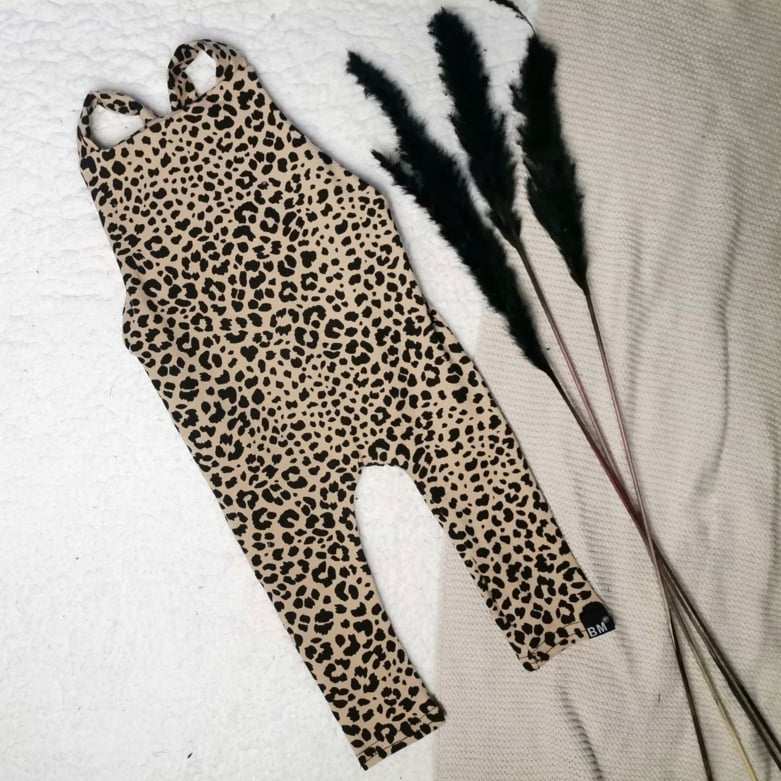BM Salopette | Leopard Brown | Handmade