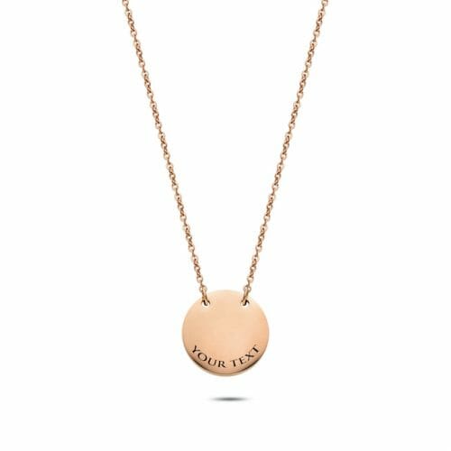 Coin Ketting | Rosé Gold