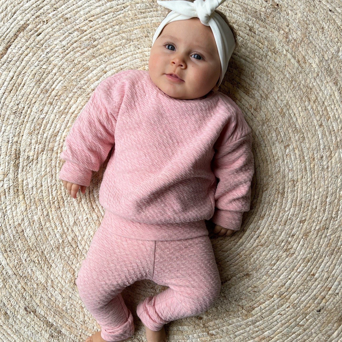 2-delige set | Knit Pink | Handmade