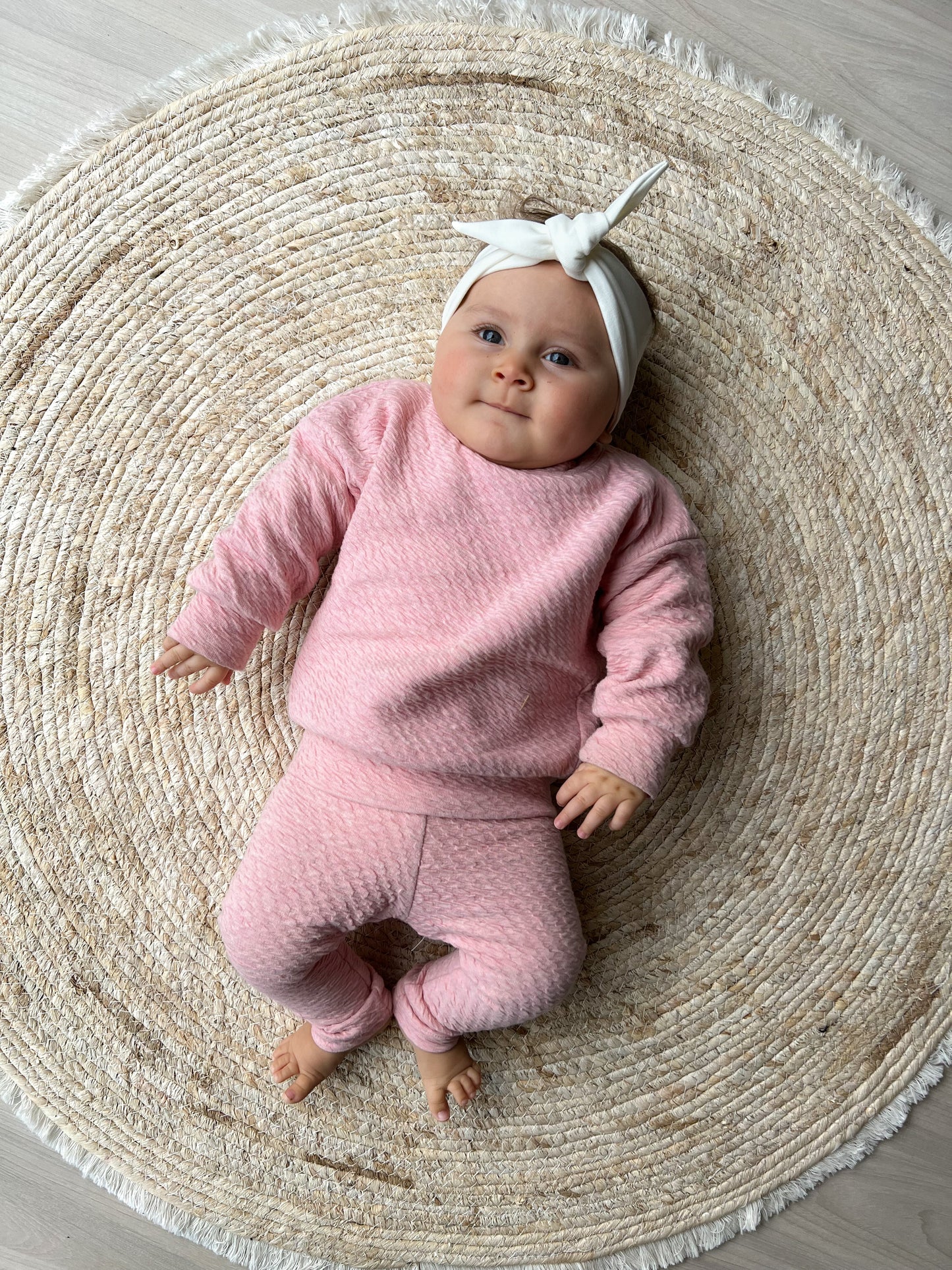 2-delige set | Knit Pink | Handmade