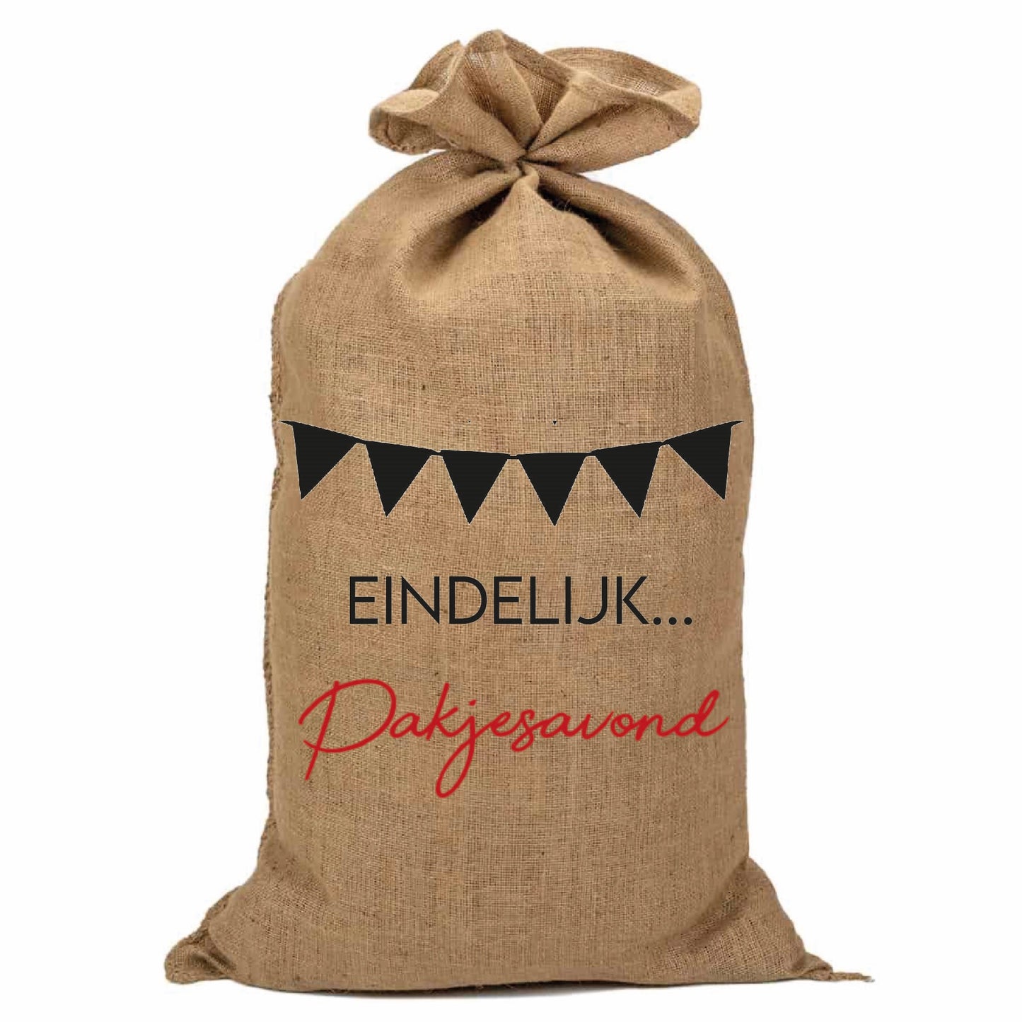 Jute zak | Eindelijk pakjesavond
