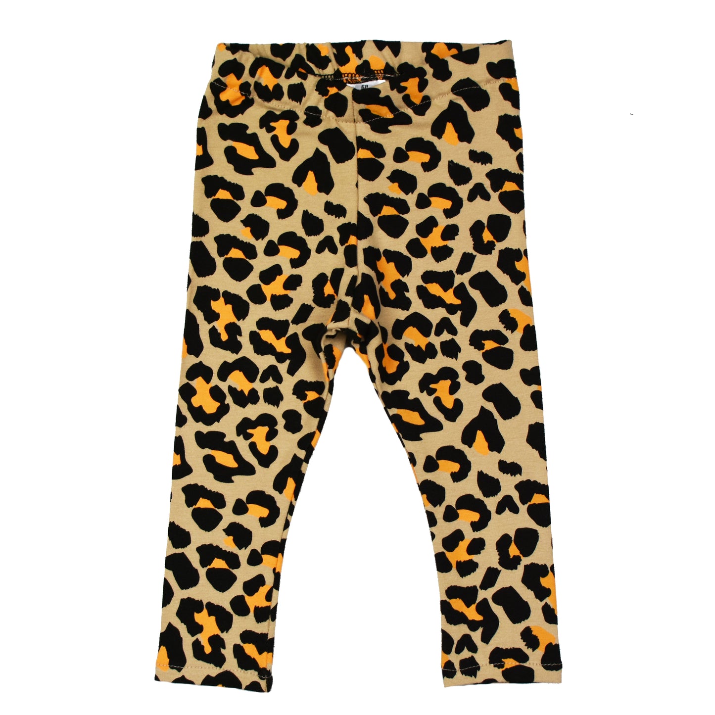 Legging | Leopard Orange/Black | Handmade