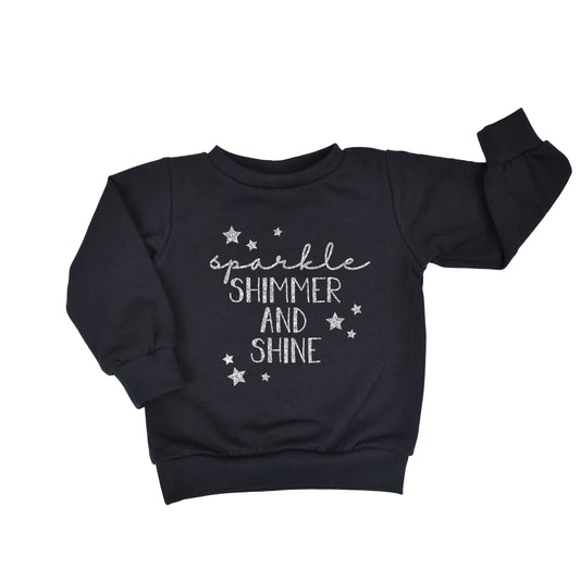 Baggy Sweater | Black | Sparkle, Shimmer and Shine