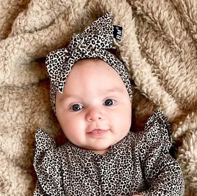 BM Haarbandje | Baby Leopard | Handmade
