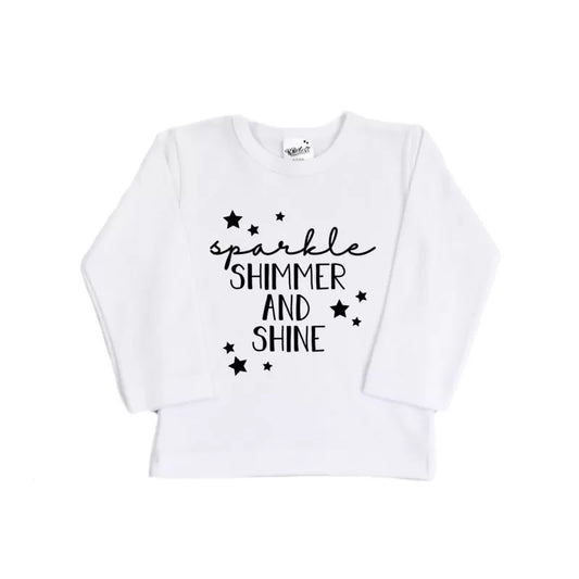 T-shirt | Sparkle Shimmer and Shine | Kleurkeuze